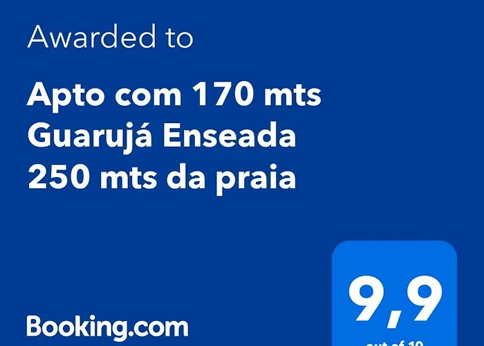Apto com 170 mts Guarujá Enseada 250 mts da praia